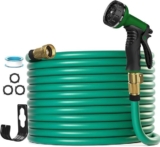 צינור גינה 15 מטר עם ראש השקיה